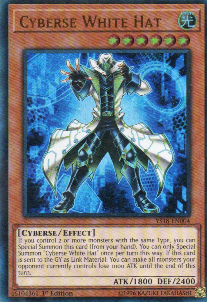 Cyberse White Hat YS18-EN004 Ultra rare