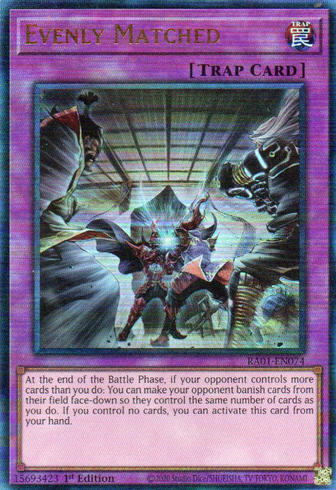 Evenly Matched RA01-EN074 Ultimate rare