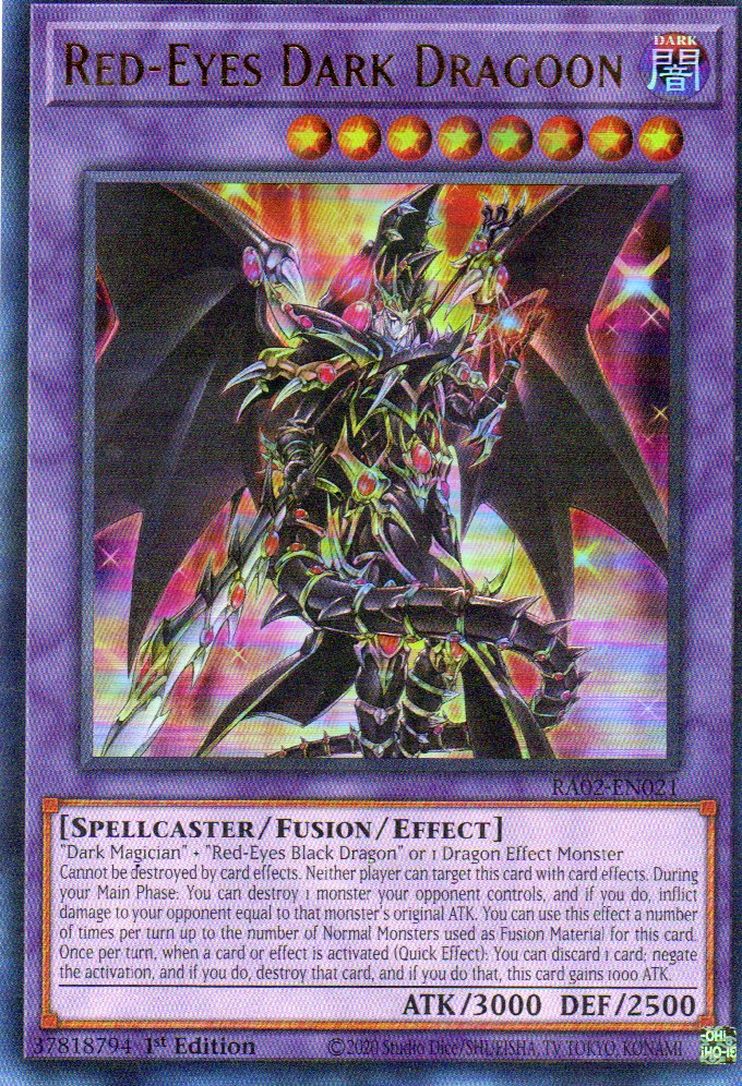 Red-Eyes Dark Dragoon RA02-EN021 Ultra rare