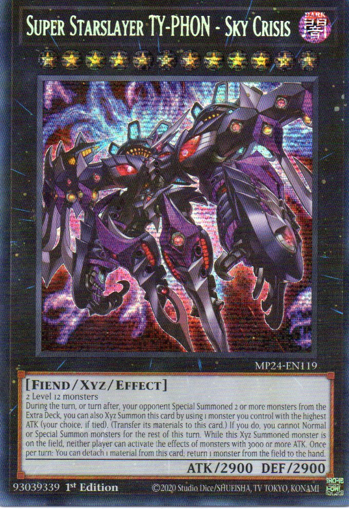 Super Starslayer Ty-Phon - Sky Crisis MP24-EN119 Secret rare