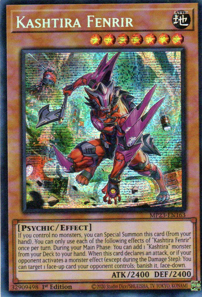 Kashtira Fenrir MP23-EN163 Secret rare