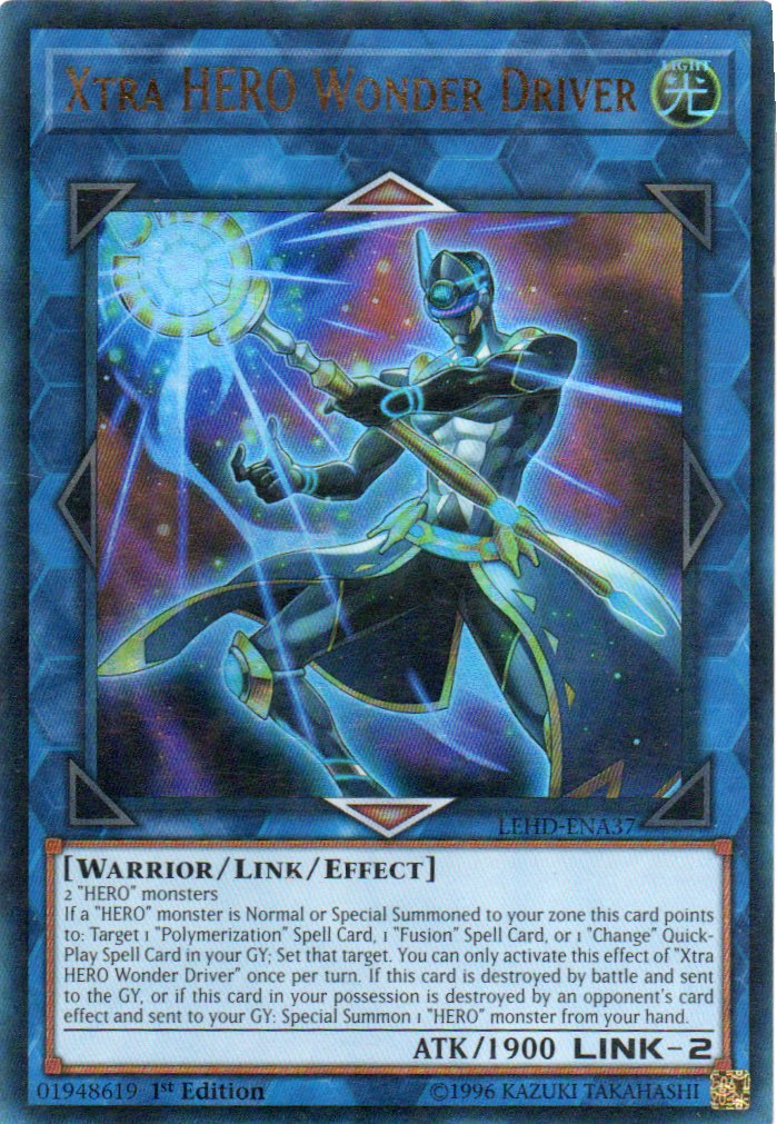 Xtra HERO Wonder Driver LEHD-ENA37 Ultra rare