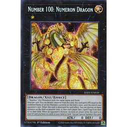 Number 100:Numeron Dragon RA01-EN039 Secret rare