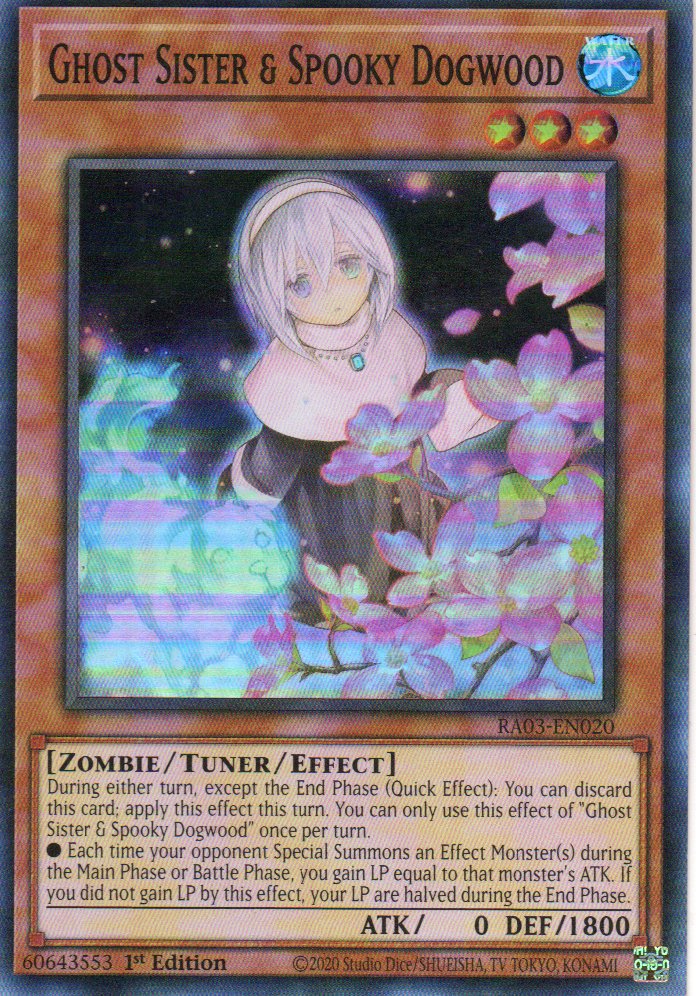 Ghost Sister & Spooky Dogwood RA03-EN020 Super rare