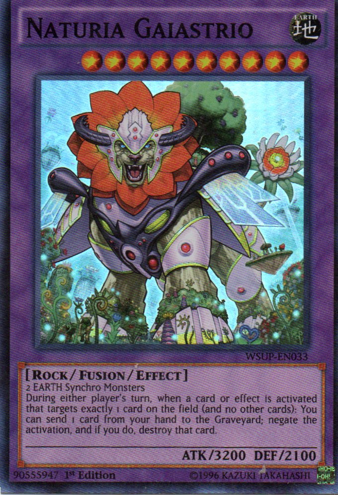 Naturia Gaiastrio WSUP-EN033 Super rare