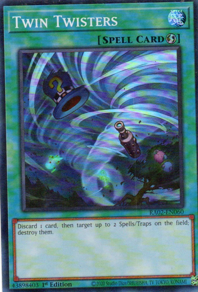 Twin Twisters RA02-EN060 Super rare