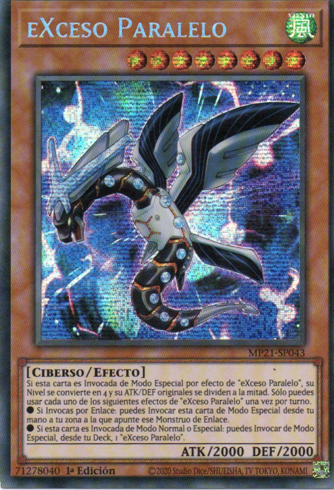 Exceso Paralelo MP21-SP043 Secret rare