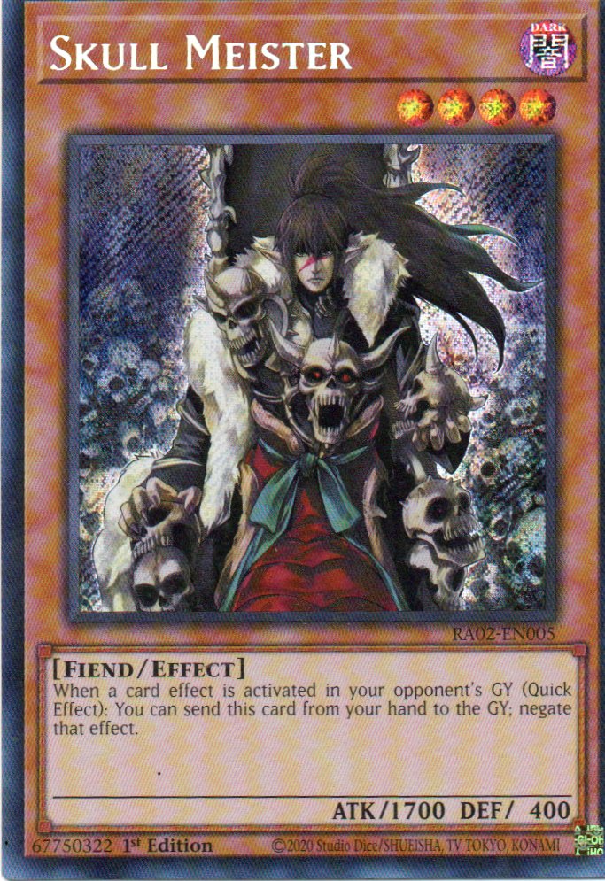 Skull Meister RA02-EN005 Secret rare