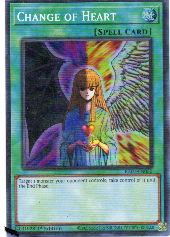 Change of Heart RA01-EN050 Super rare