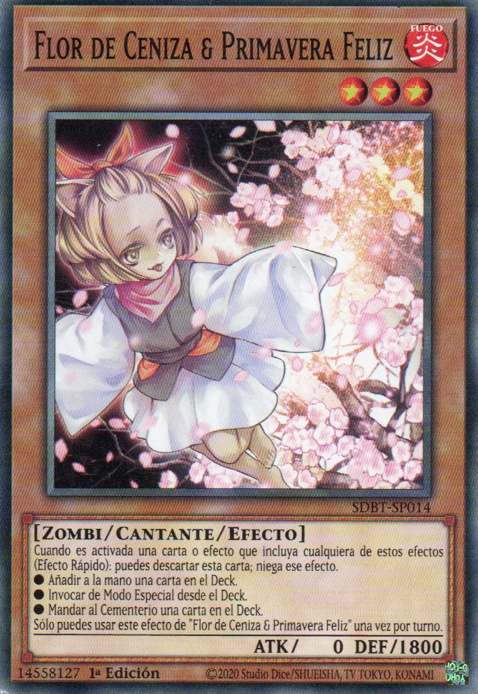 Flor de Ceniza & Primavera Feliz SDBT-SP014 Commun