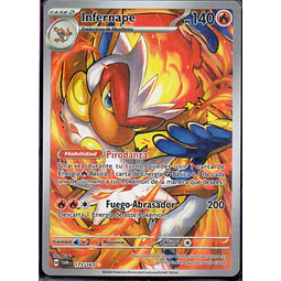Infernape 173 Illustration rare Español