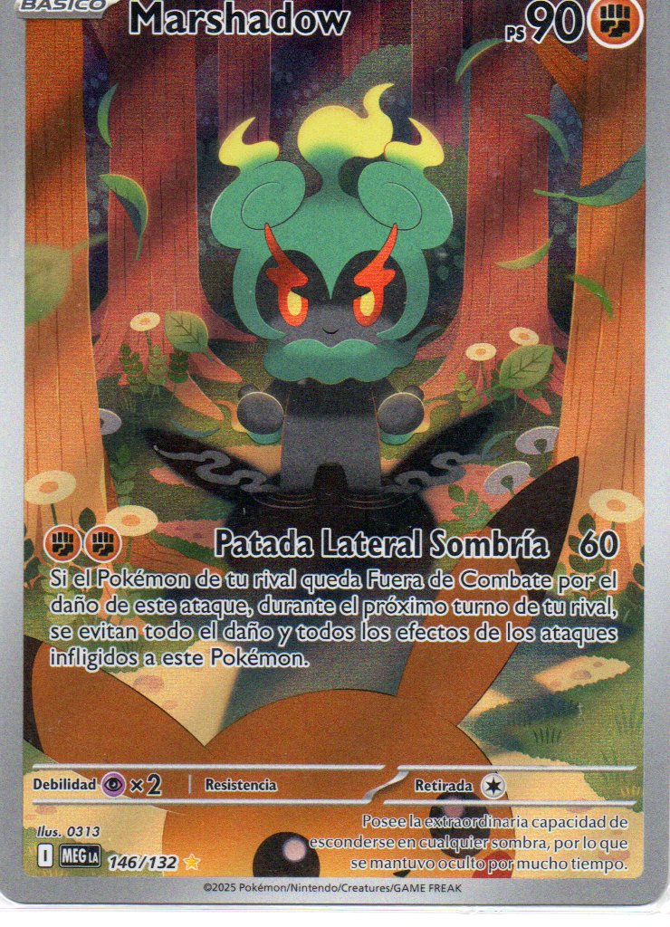 Marshadow 146 Illustration rare Español