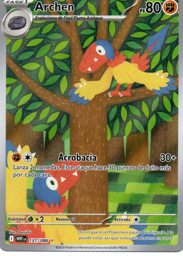 Archen 131 Illustration rare Español