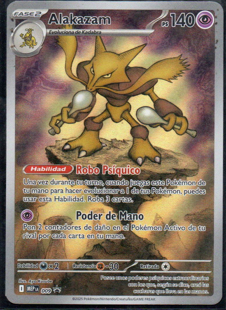Alakazam 9 Promo Español