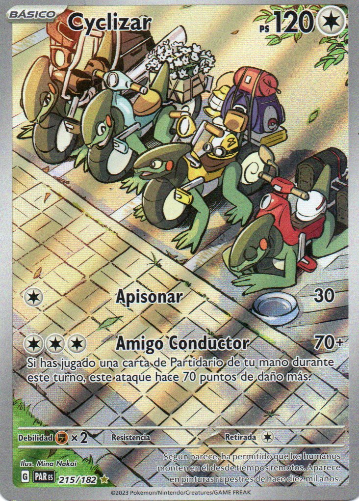 Cyclizar 215 Illustration rare Español
