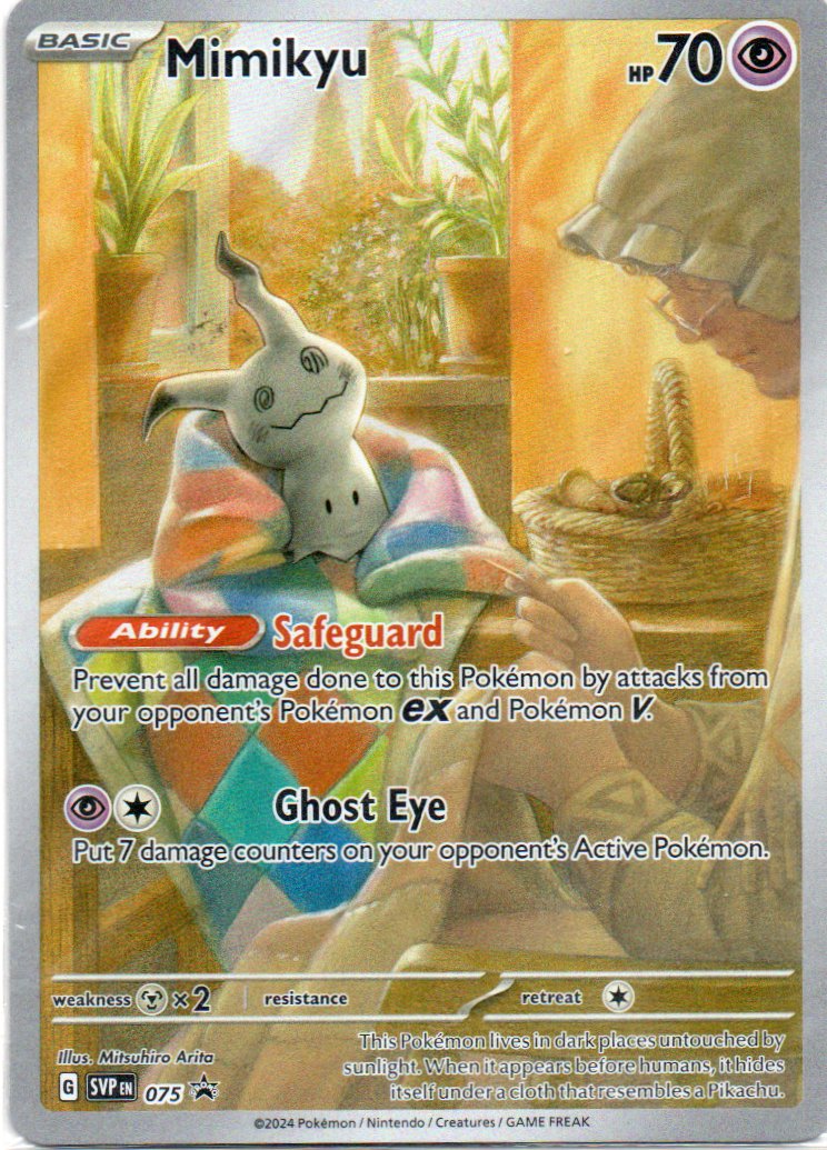 Mimikyu 75 Promo Ingles