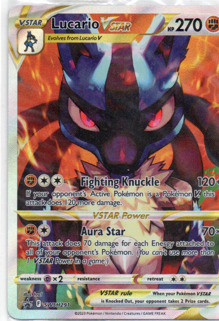 Lucario Vstar SWSH291 Promo Ingles