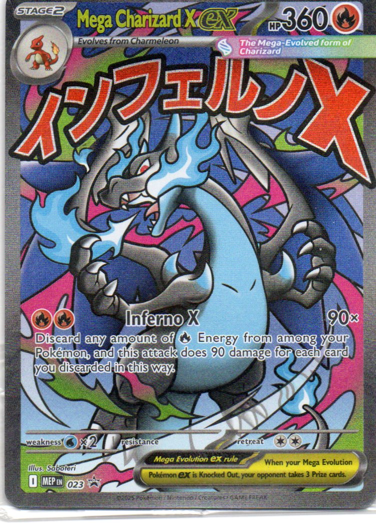 Mega Charizard X ex 23 Promo Ingles
