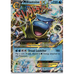 M Blastoise EX 18 Ultra rare Ingles