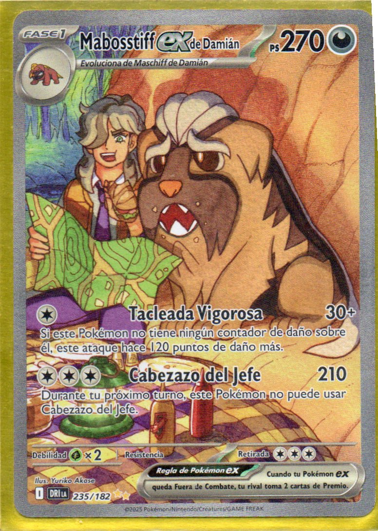 Mabosstiff ex de Damin 235 Special Illustration rare Español