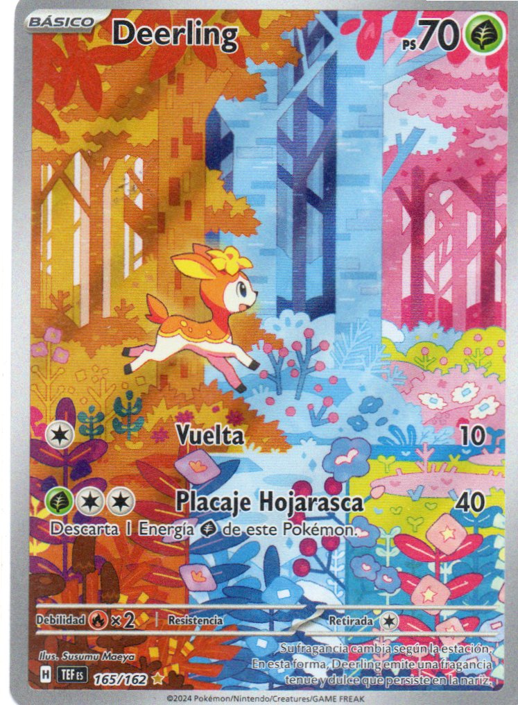 Deerling 165 Illustration rare Español