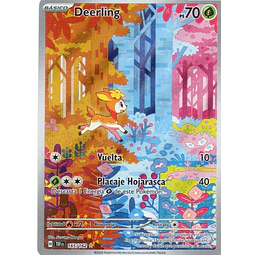 Deerling 165 Illustration rare Español