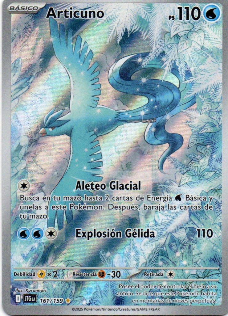 Articuno 161 Illustration rare Ingles