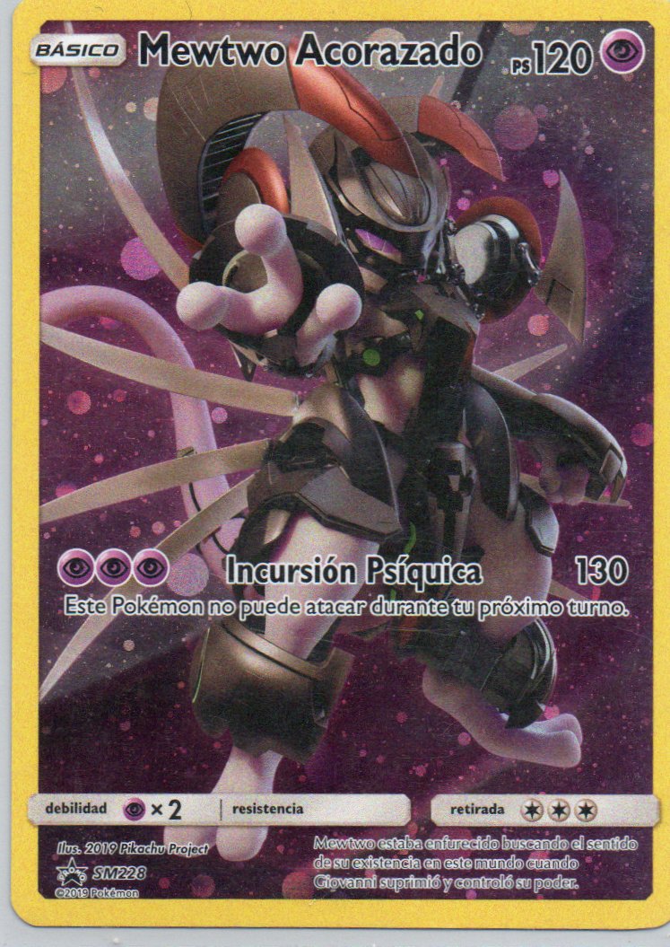 Mewtwo Acorazado SM228 Promo Español