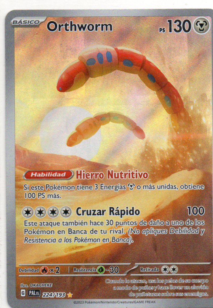 Orthworm 224 Illustration rare Español