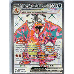 Charizard ex 215 Ultra rare Ingles