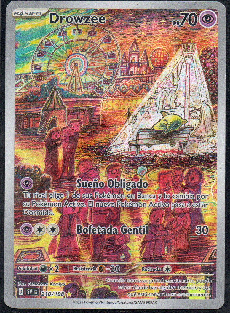 Drowzee 210 Illustration rare Español