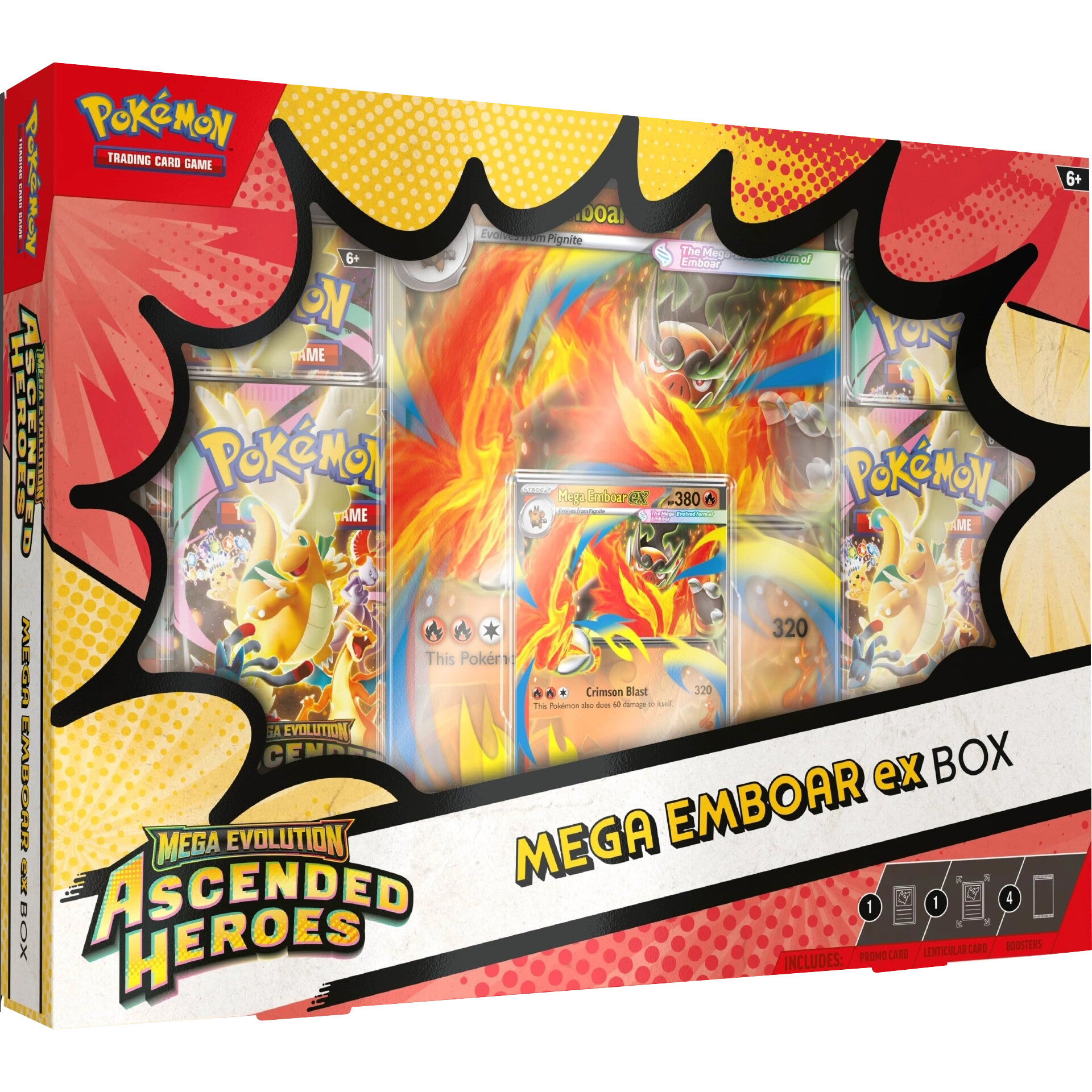 Mega Emboar ex Box Pokemon TCG Ascended Heroes Español