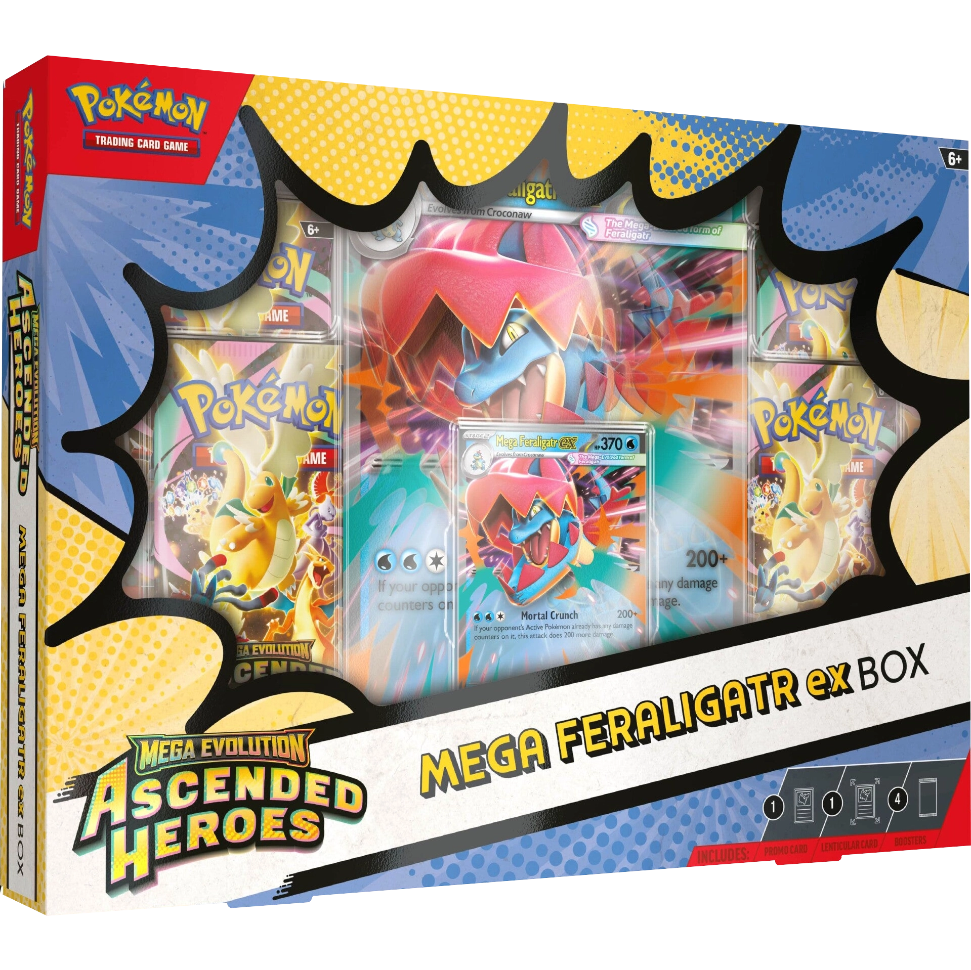 Mega Feraligatr ex Box Pokemon TCG Ascended Heroes Español