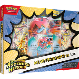Mega Feraligatr ex Box Pokemon TCG Ascended Heroes Español