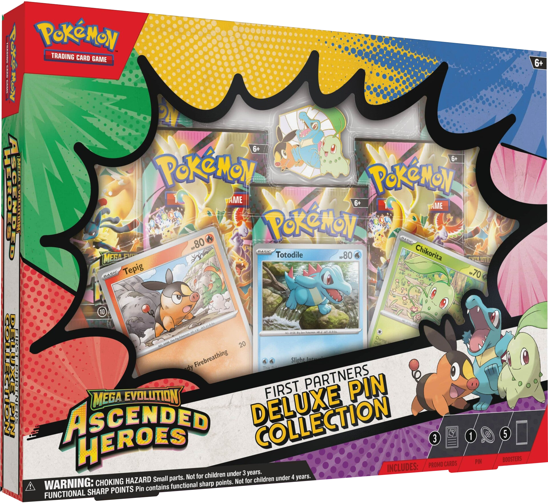 First Partners Deluxe Pin Collection Master Ascended Heroes Pokemon TCG en Ingles