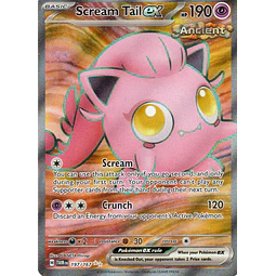 Scream Tail ex 197 Ultra rare Ingles
