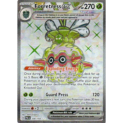 Forretress ex 230 Ultra rare Ingles