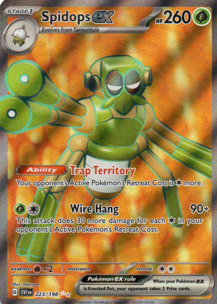Spidops ex 223 Ultra rare Ingles