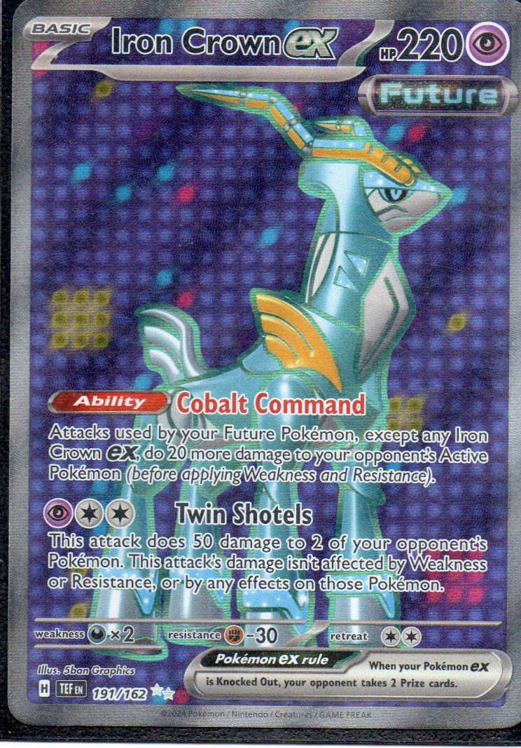 Iron Crown ex 191 Ultra rare Ingles