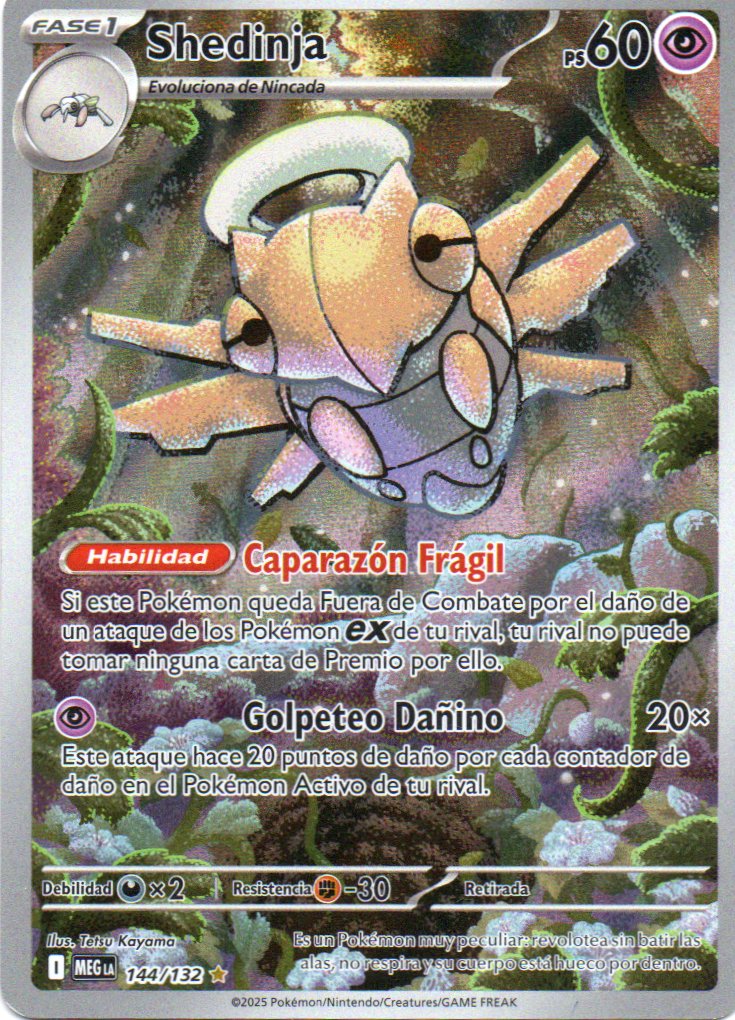 Shedinja 144 Illustration rare Español