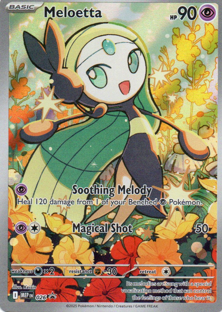 Meloetta 26 Promo Ingles