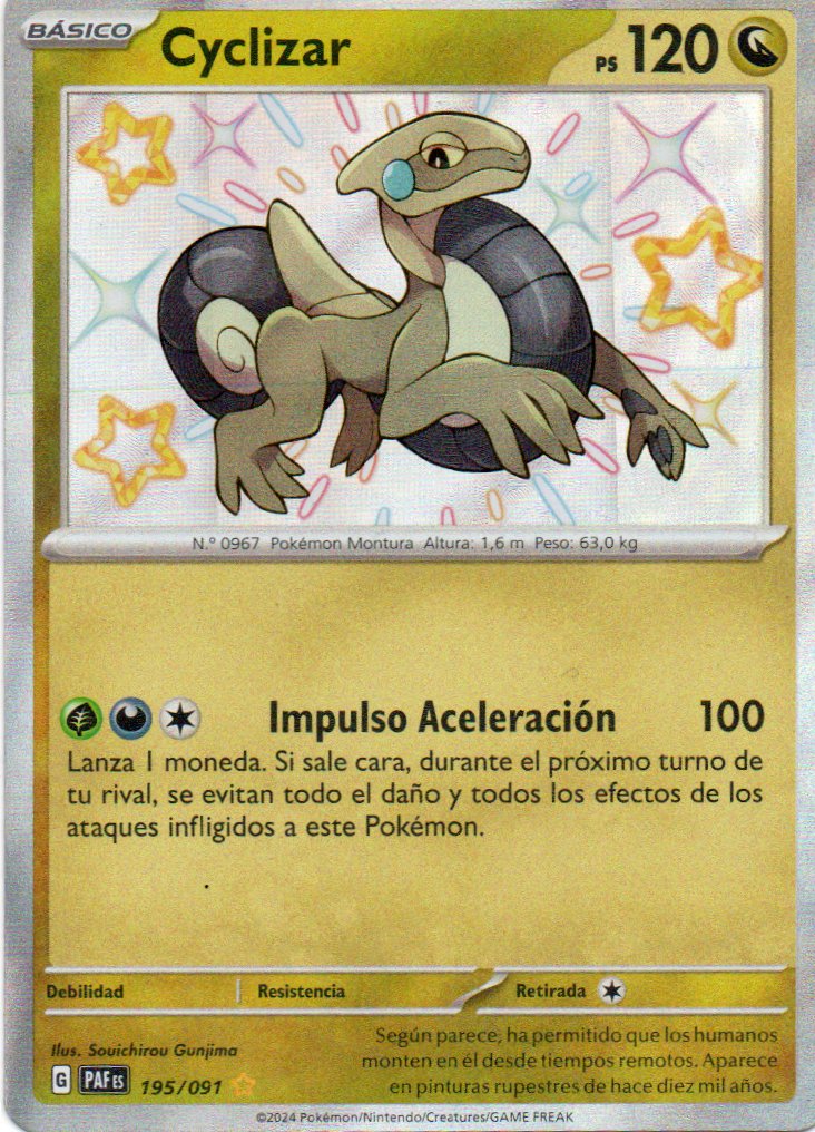 Cyclizar 195 Shiny rare Español