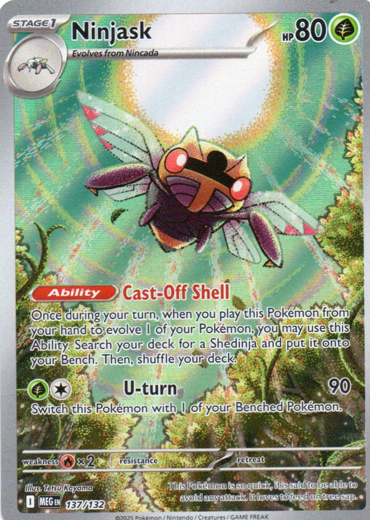 Ninjask 137 Illustration rare Español