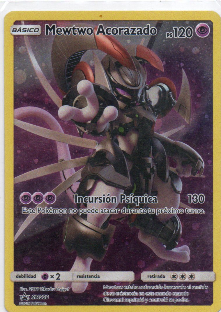 Mewtwo Acorazado SM228 Promo Español