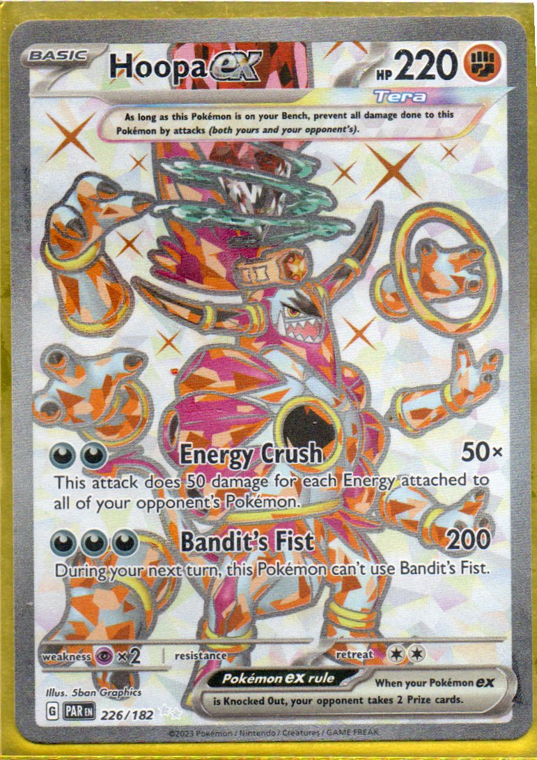 Hoopa ex 226 Ultra rare Ingles