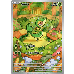 Snivy 87 Illustration rare Ingles