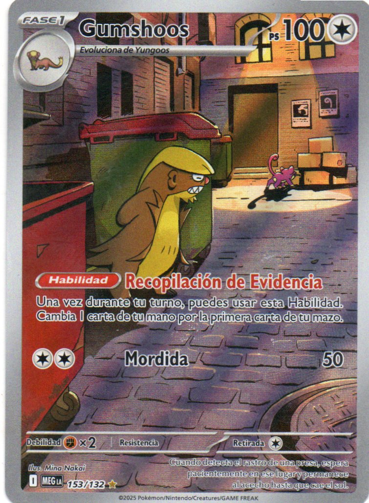Gumshooos 153 Illustration rare Español