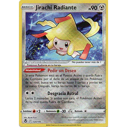 Jirachi Radiante 120 Radiant rare Español