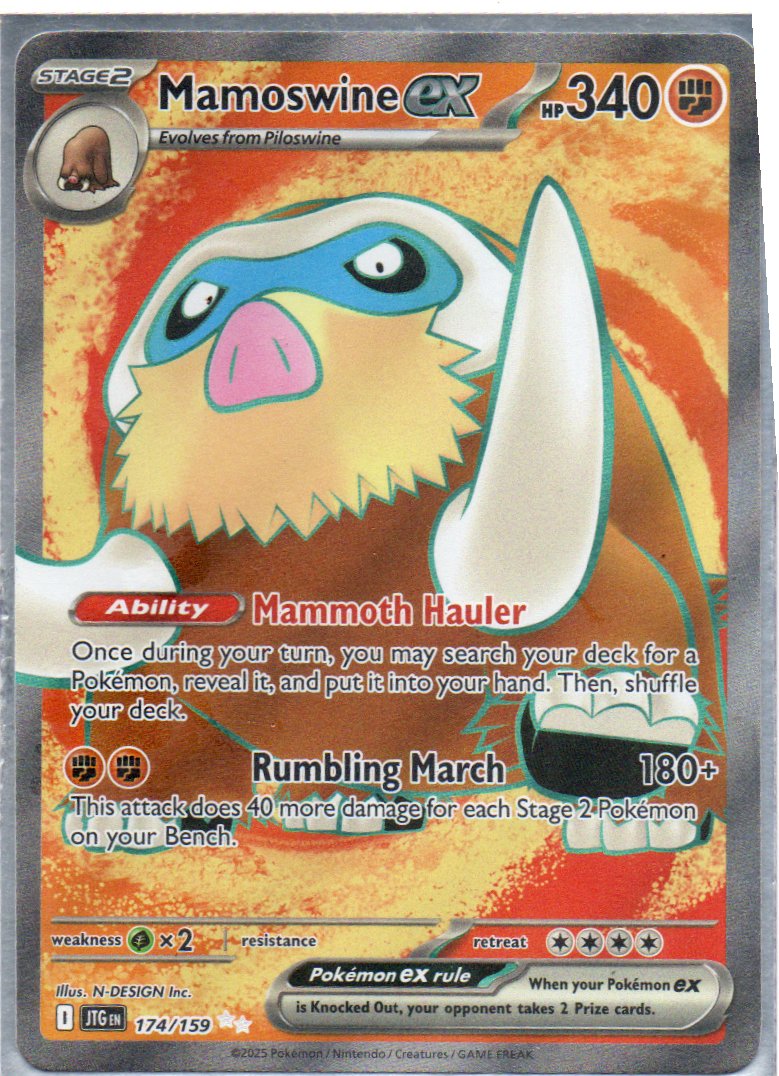 Mamoswine 174 Ultra rare Español