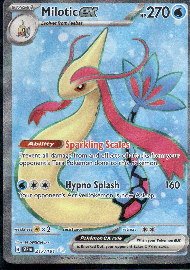 Milotic ex 212 Ultra rare Ingles